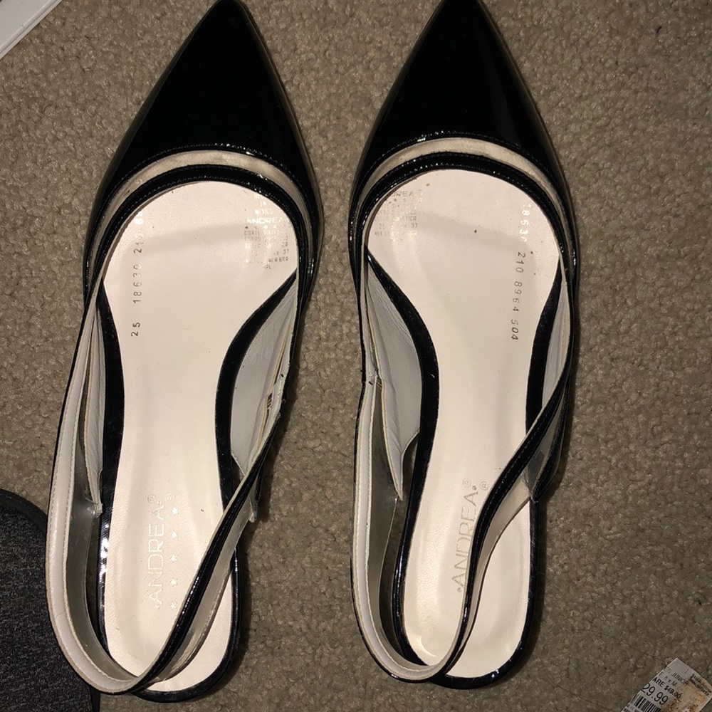 Black short heels